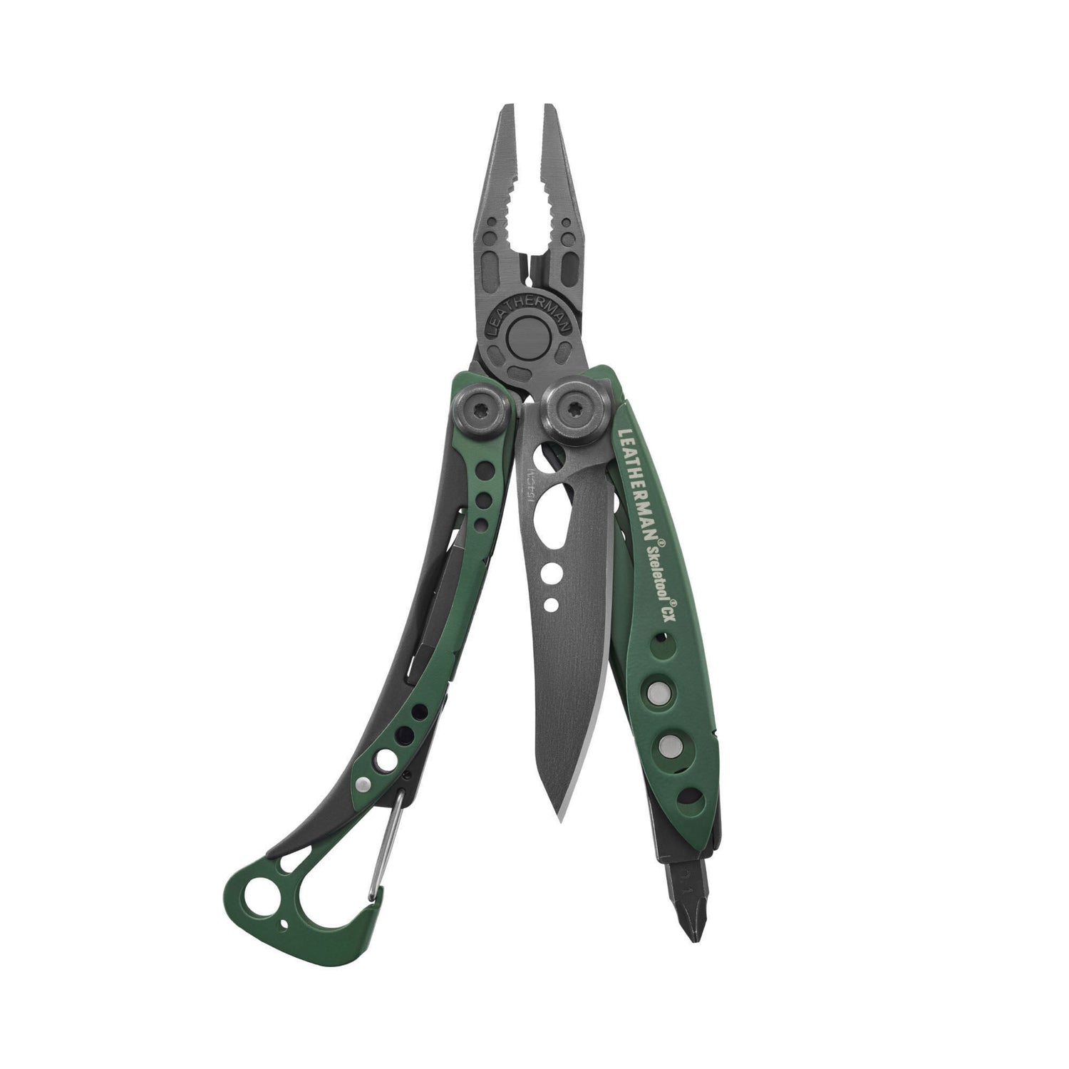 Мультиинструмент LEATHERMAN Мод. SKELETOOL CX OD GREEN для охоты и туризма в Алматы, Казахстан