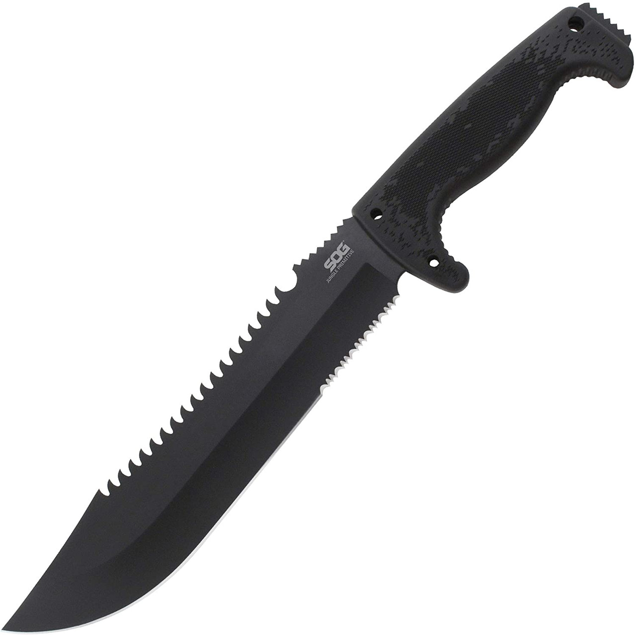 Нож SOG Мод. JUNGLE PRIMITIVE BLACK для охоты в Алматы, Казахстан