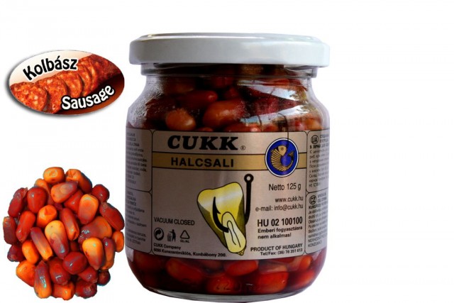 Кукуруза CUKK DELIKATES EXTRA (аромат колбасный-коричневая)(220мл.-125г.) — приманка, снасти и аксессуары для рыбалки | Алматы, Казахстан