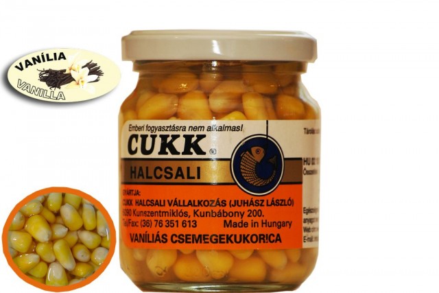 Кукуруза CUKK DELIKATES (аромат ванильный)(220мл.-125г.) — приманка, снасти и аксессуары для рыбалки | Алматы, Казахстан