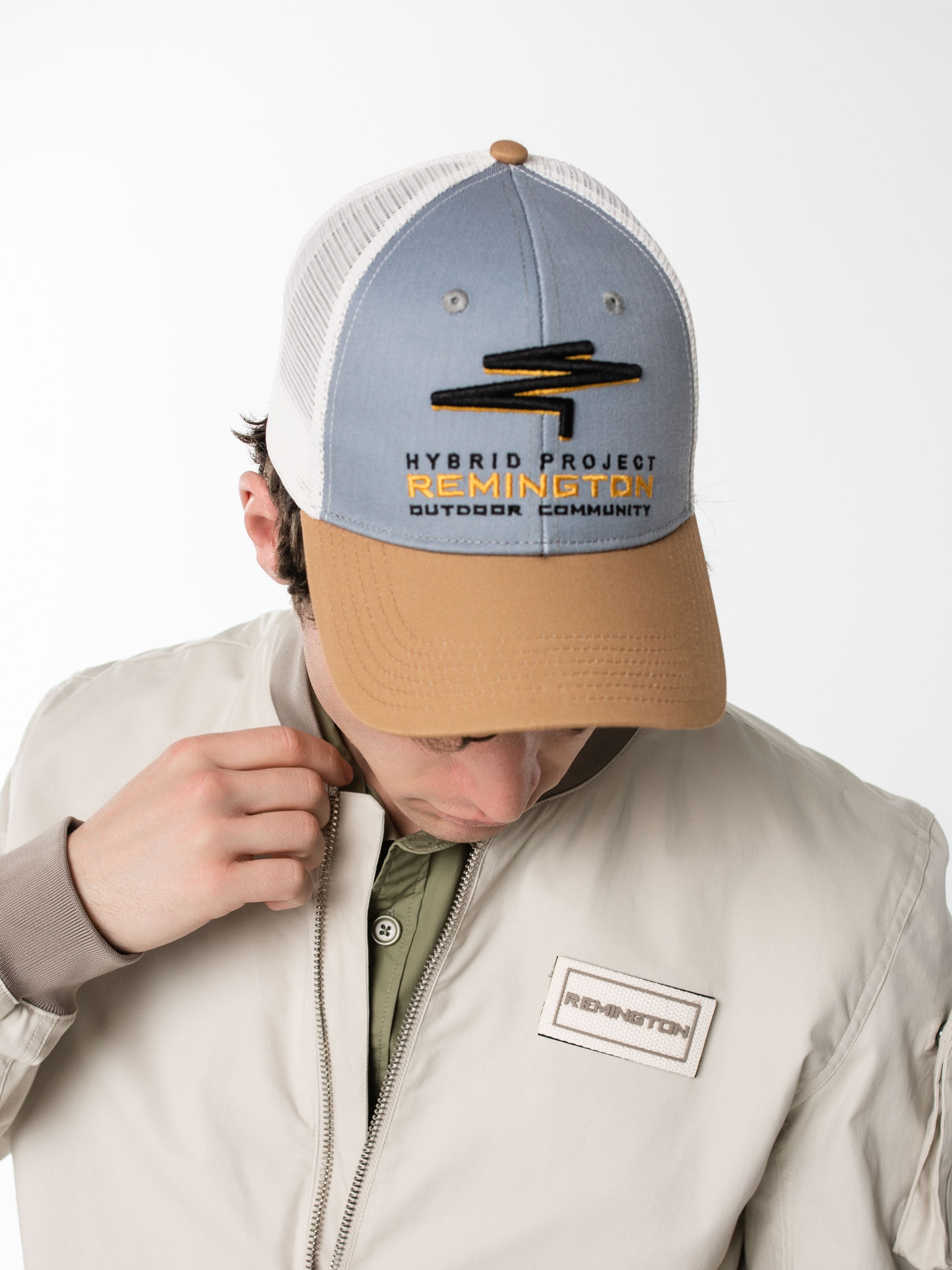 Кепка Remington Reinger Grey-Mustard — головной убор для рыбалки, охоты и туризма | KORGAN.KZ