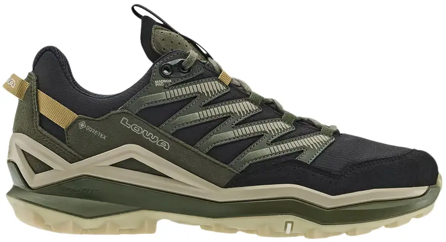 Кроссовки MADDOX PRO GTX LO black/olive LOWA — обувь, стельки и уход за обувью | KORGAN.KZ