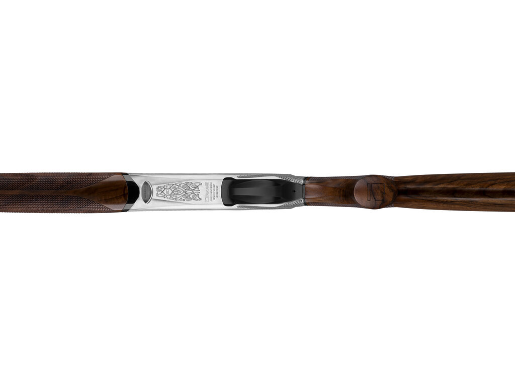 Гладкоствольное ружье BENELLI Мод. 828U SILVER WOOD P-COMFORT POWERBORE CRIO (двуствольное) калибра 20/76 — детальное фото