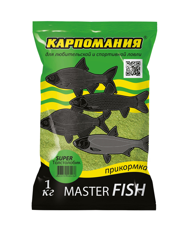 Прикормка КАРПОМАНИЯ MASTER FISH (супер толстолобик)(1кГ) — приманка, снасти и аксессуары для рыбалки | Алматы, Казахстан