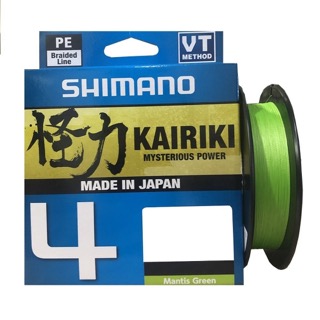 Шнур SHIMANO KAIRIKI 4 MANTIS GREEN — рыболовная леска, снасти и аксессуары | Алматы, Казахстан