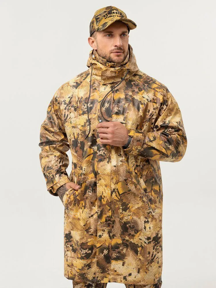 Плащ тент Remington New PU waterproof Yellow Waterfowl Honeycombs — куртки, жилеты, маскировочные костюмы, одежда для рыбалки и охоты | KORGAN Казахстан