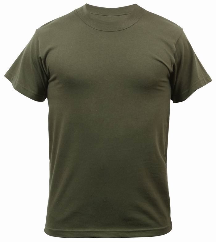 Майка ROTHCO Мод. MILITARY (короткий рукав)(poly/cotton)(O.D.) — одежда для охоты, рыбалки, туризма и города | KORGAN.KZ