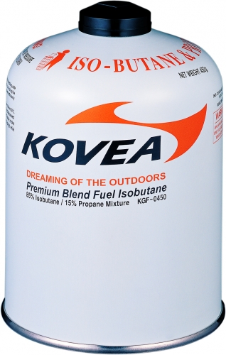 Газовый баллон KOVEA Мод. KGF-0450 (450г) — туристическая газовая плитка или лампа в Алматы