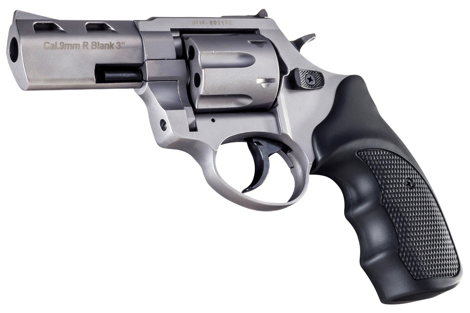 Газовый револьвер ZORAKI Мод. R2-TD-3" MATTE CHROME (к.-бр: 9мм)(6-зарядный) — купить газовые пистолеты в Алматы | Доставка по Казахстану
