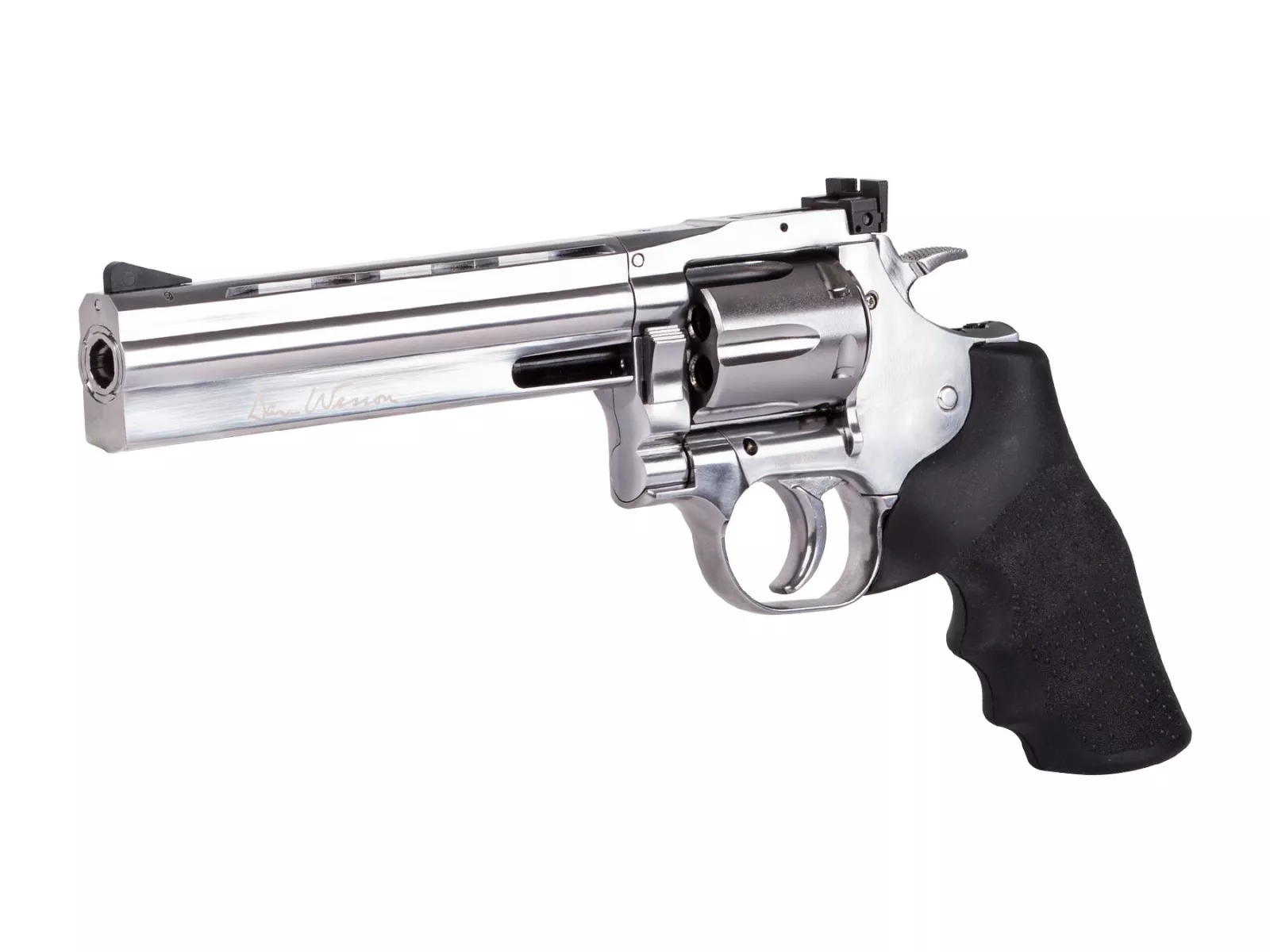 Фото Пневматический револьвер ASG Мод. DAN WESSON 715 SILVER 6" — пневматический пистолет купить в Алматы