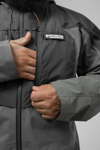 Куртка забродная Remington  Fishing  Rivers Black/Grey — куртки, жилеты, маскировочные костюмы, одежда для рыбалки и охоты | KORGAN Казахстан
