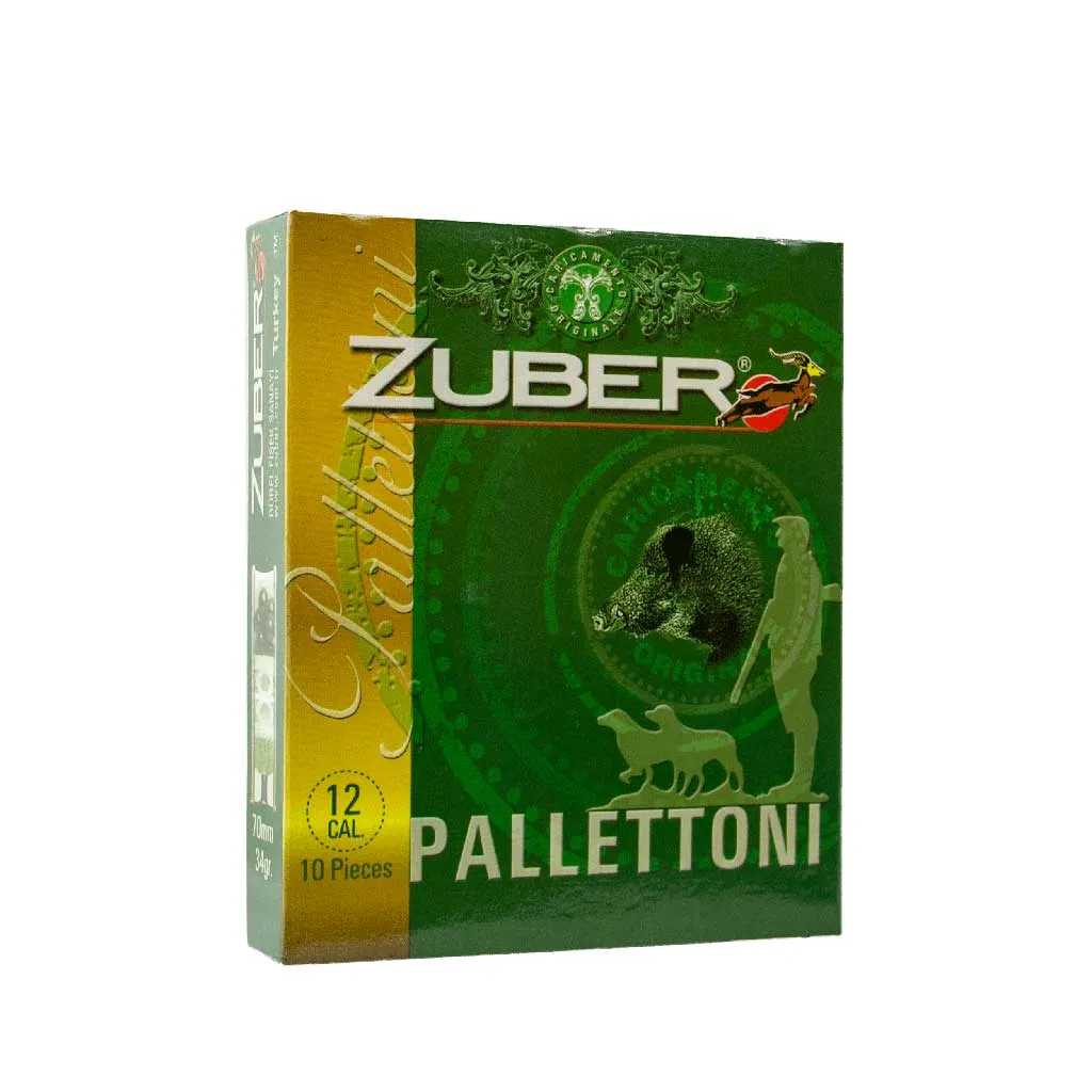  Патрон для гладкоствольного оружия ZUBER Pallettoni (12/70)(34г)(7,8мм x 12шт) в Алматы | Казахстан | Корган Центр | KORGAN
