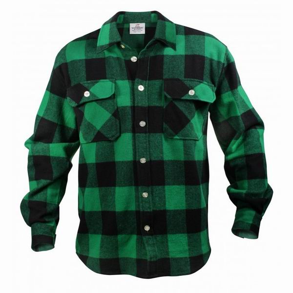 Рубашка ROTHCO Мод. EXTRA HEAWYWEIGHT FLANNEL (Green) — одежда для охоты, рыбалки, туризма и города | KORGAN.KZ