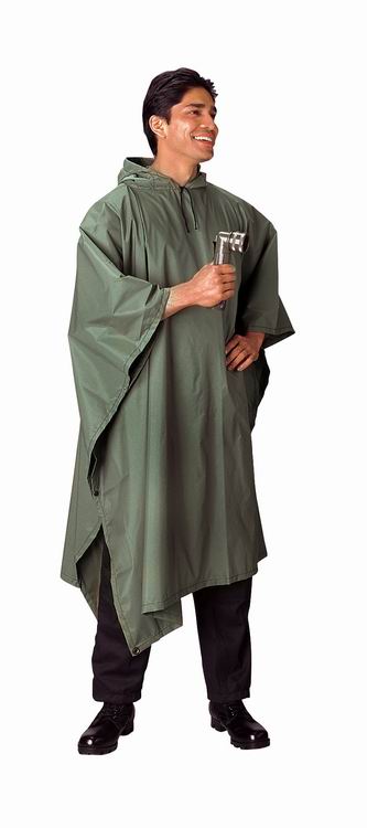 Пончо ROTHCO Мод. G.I. PLUS NYLON Rip-Stop (O.D.) — куртки, жилеты, маскировочные костюмы, одежда для рыбалки и охоты | KORGAN Казахстан
