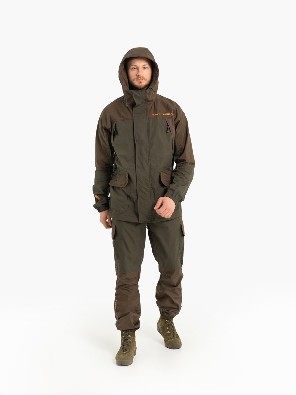 Костюм "STRONG" (Хлопок 100%, Хаки) TRITONGEAR — куртки, жилеты, маскировочные костюмы, одежда для рыбалки и охоты | KORGAN Казахстан