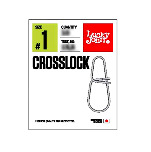 Застежки LUCKY JOHN Мод. PRO SERIES CROSSLOCK 001 — аксессуары и снаряжение для рыбалки: коробки, держатели, инструменты | Алматы, Казахстан