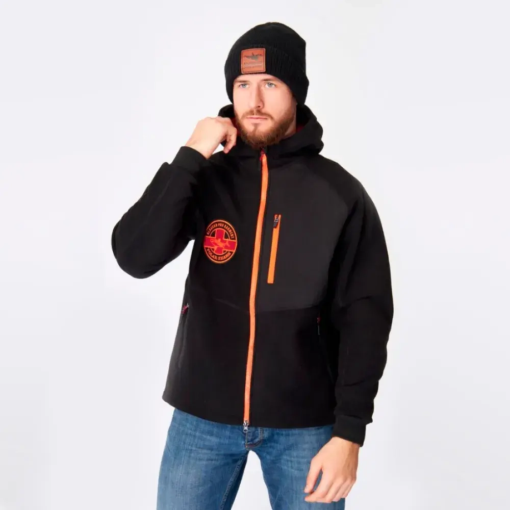 Куртка флисовая windstopper Polar Shark черный — куртки, жилеты, маскировочные костюмы, одежда для рыбалки и охоты | KORGAN Казахстан