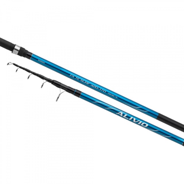 Удилище телескопическое SHIMANO ALIVIO FX SURF 4215 — телескопическое удилище, снасть для рыбалки | Алматы, Казахстан