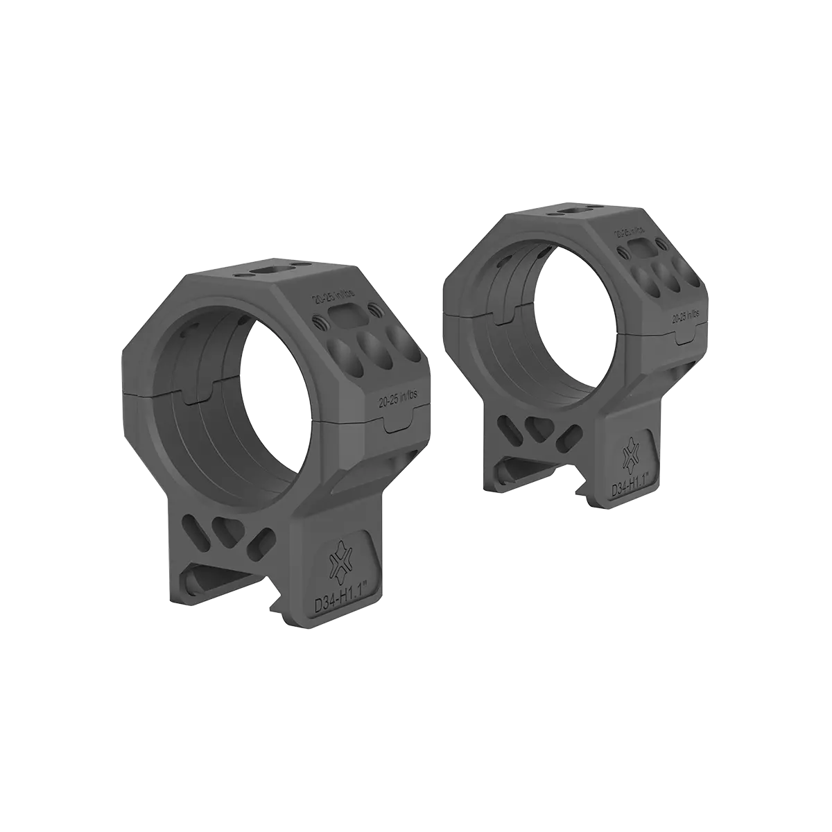 Кольца (2шт) для оптики VECTOR OPTICS Moд. X-MOD Алматы, Қазақстандағы оптикаға арналған