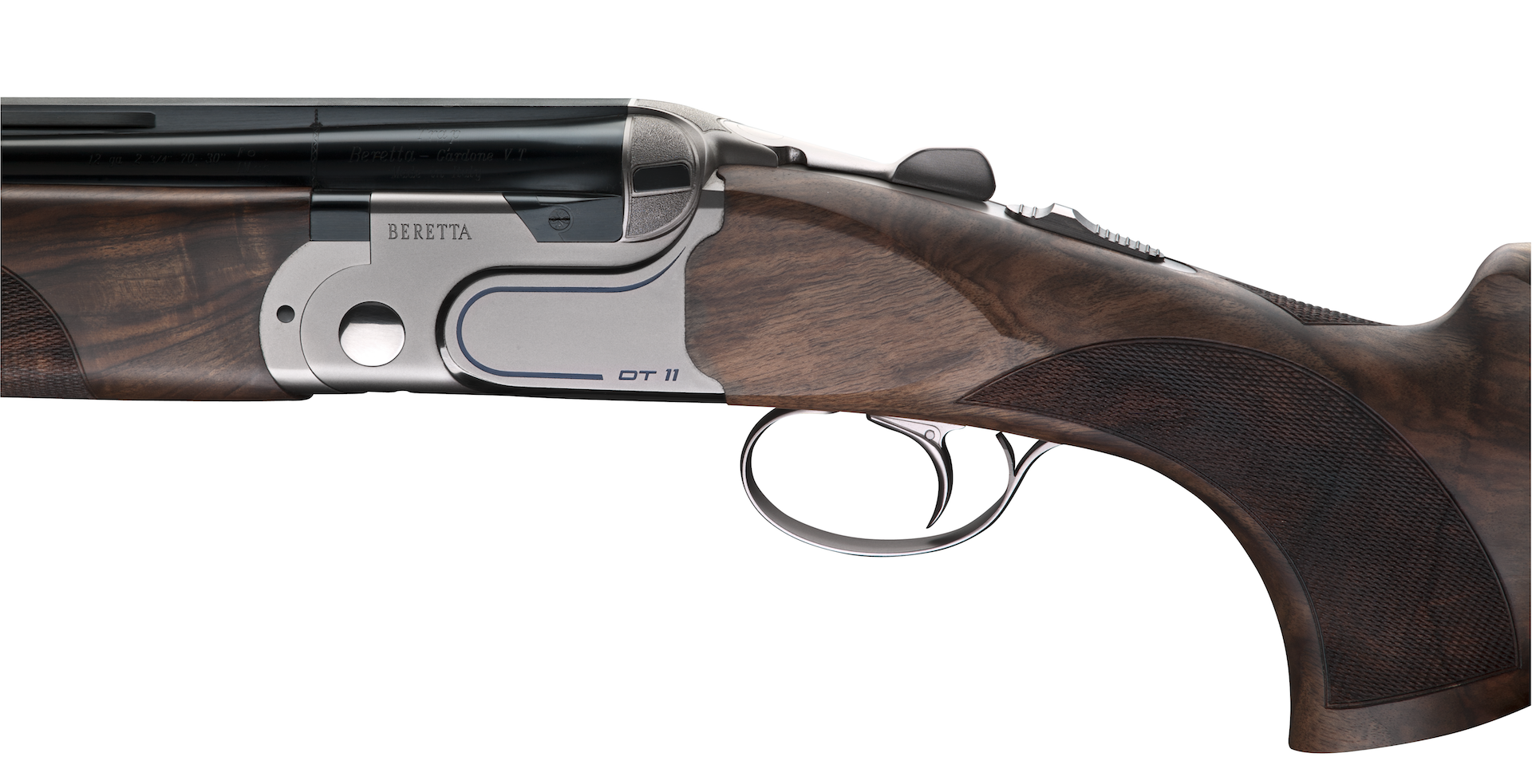 Гладкоствольное ружье BERETTA Мод. DT11 TRAP (двуствольное) калибра 12/70 — детальное фото