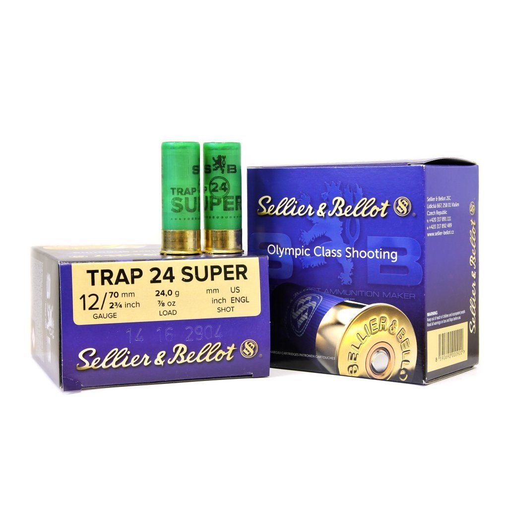  Патрон для гладкоствольного оружия S&B TRAP SUPER (12/70)(28г)(№7,5)(2,4мм) в Алматы | Казахстан | Корган Центр | KORGAN