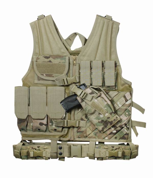 Жилет ROTHCO Мод. M.O.L.L.E. CROSS DRAW (Multicam) для рыбалки и охоты в Алматы, Казахстан