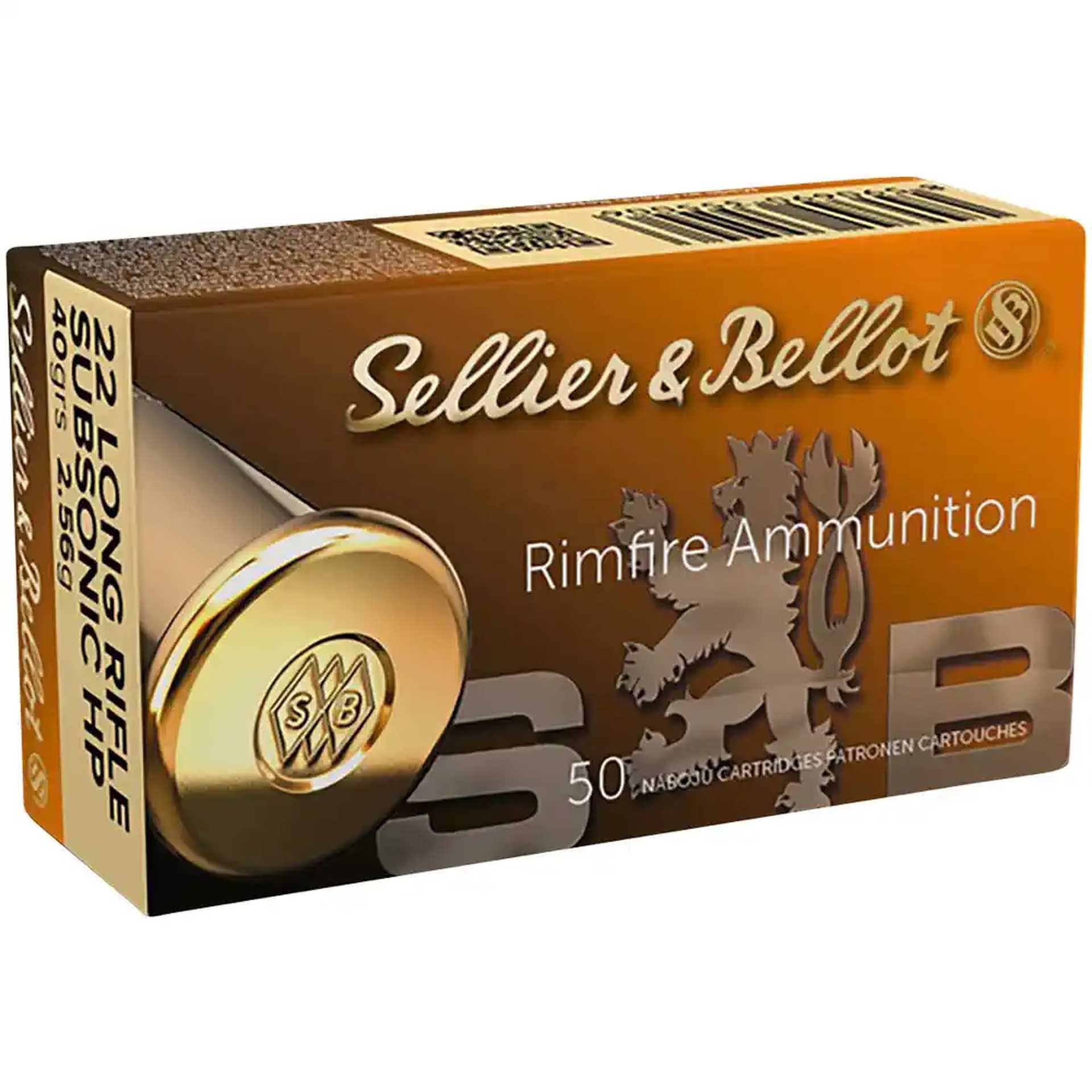Купить Патрон для нарезного оружия S&B (.22 l.r.)(SUBSONIC HP)(40grs)(2,6г) в Алматы | Казахстан | Корган Центр