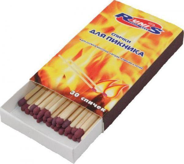 Спички RUNIS — туристические аксессуары и снаряжение для кемпинга в Алматы, Казахстан
