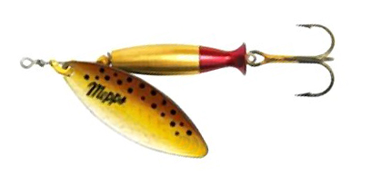 Блесна MEPPS AGLIA LONG HEAVY (brown/gold-gold/red) — купить Вертушки в Алматы | KORGAN