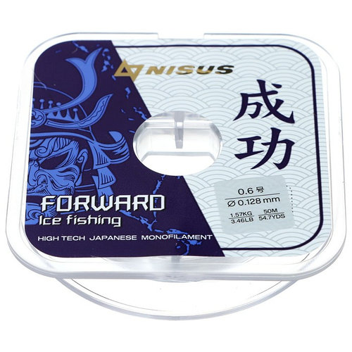 Леска NISUS Мод. FORWARD ICE Clear — зимняя леска, снасти и аксессуары для рыбалки | Алматы, Казахстан