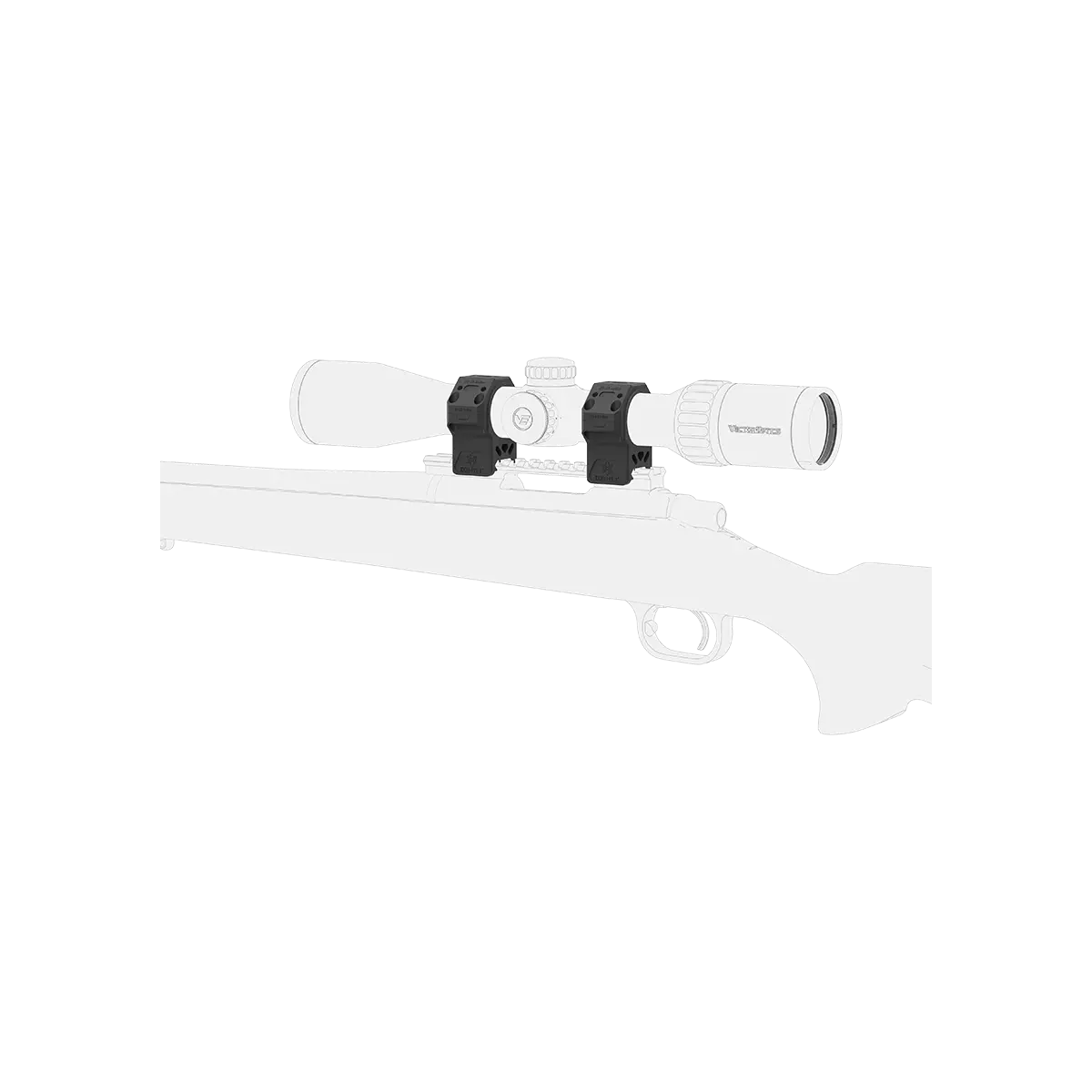 Кольца (2шт) для оптики VECTOR OPTICS Moд. X-MOD Алматы, Қазақстандағы оптикаға арналған