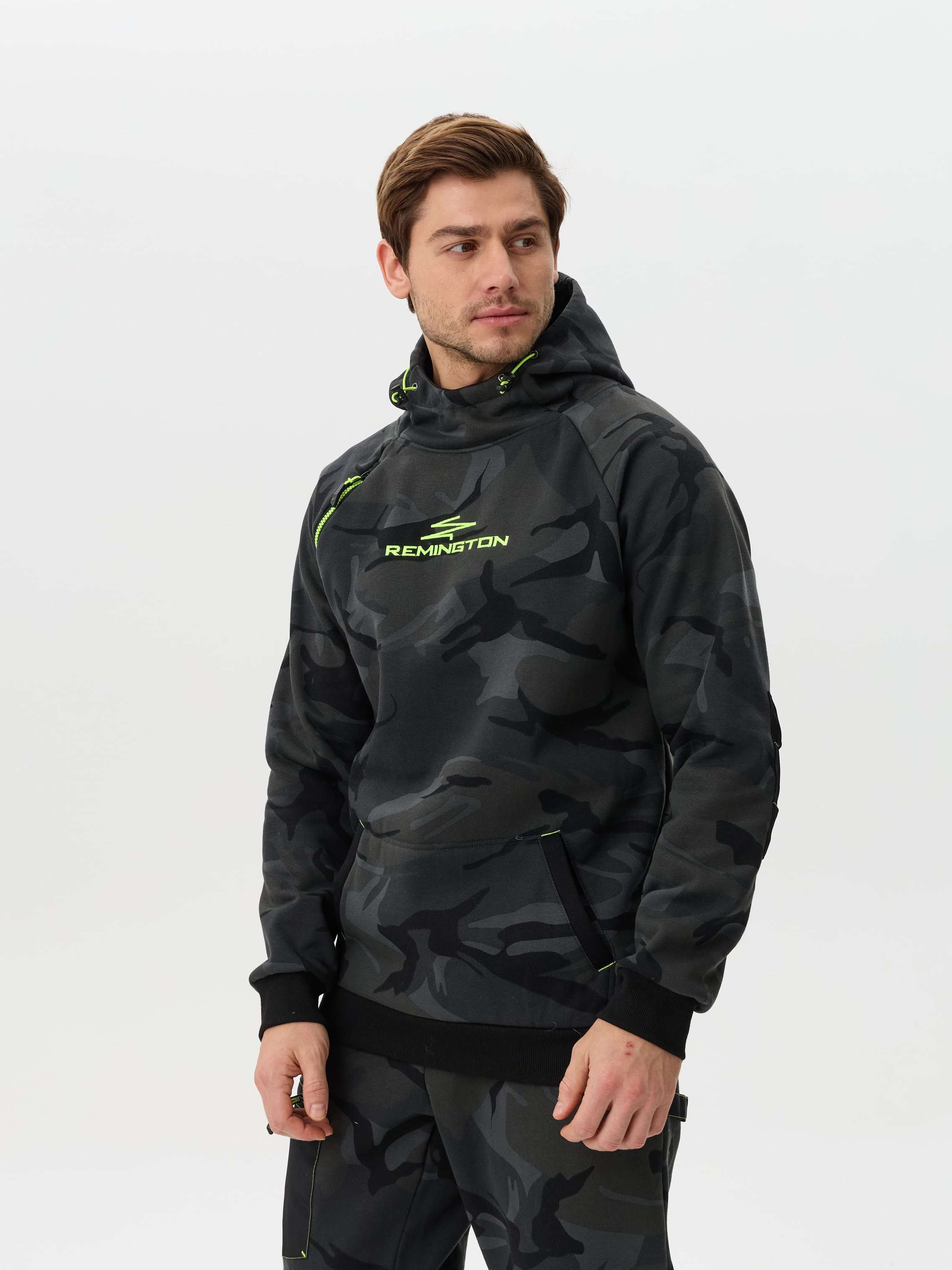 Джемпер мужской Remington Hoodie Ripley Camo — одежда для охоты, рыбалки, туризма и города | KORGAN.KZ