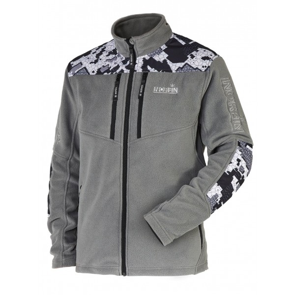 Куртка флисовая NORFIN Мод. GLACIER CAMO — куртки, жилеты, маскировочные костюмы, одежда для рыбалки и охоты | KORGAN Казахстан