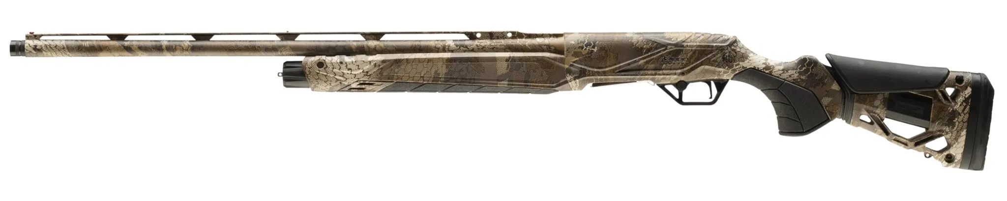 Гладкоствольное ружье BERETTA Moд. AX800 SUPREMA SYNTHETIC CAMO OPTIFADE TIMBER KICK-OFF  (полуавтоматическое) калибра 12/89 — детальное фото