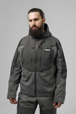 Куртка забродная Remington  Fishing  Rivers Black/Grey — куртки, жилеты, маскировочные костюмы, одежда для рыбалки и охоты | KORGAN Казахстан