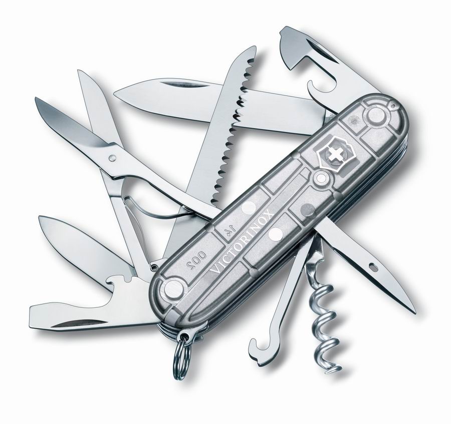 Купить Складной нож VICTORINOX Мод. HUNTSMAN SILVER TECH в Алматы — магазин Korgan Center | Казахстан | Доставка во все регионы