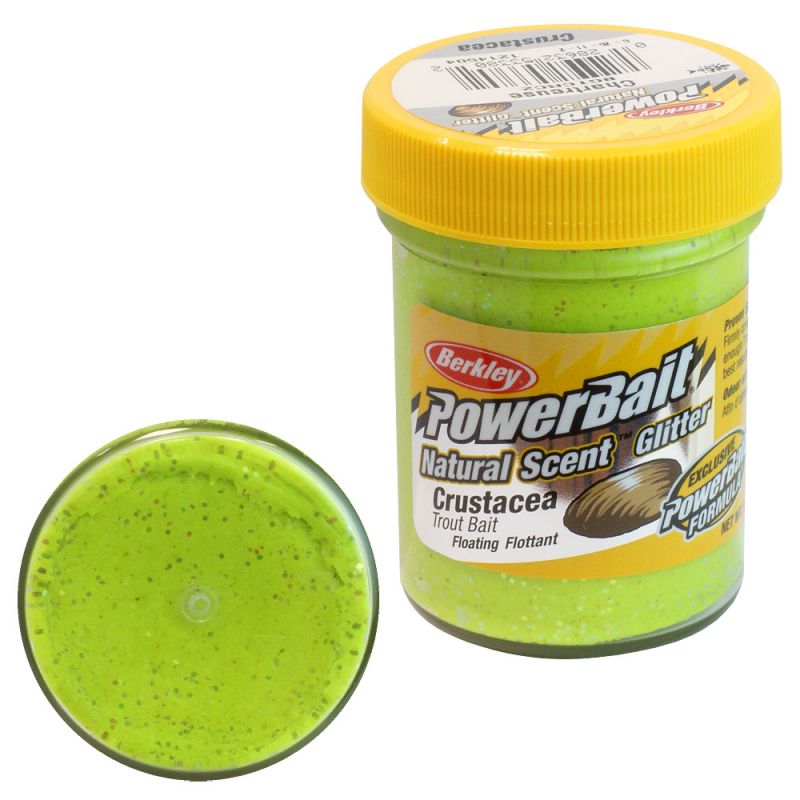 Паста BERKLEY POWERBAIT NATURAL GLITTER TROUT BAIT — приманка, снасти и аксессуары для рыбалки | Алматы, Казахстан
