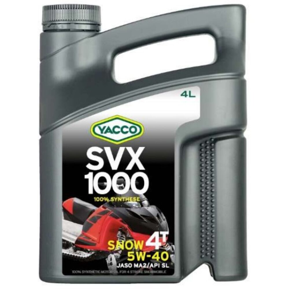 Масло моторное YACCO Мод. SVX 1000 SNOW 4T 5W-40 - API SL — рыболовные и охотничьи товары в Алматы | KORGAN.KZ
