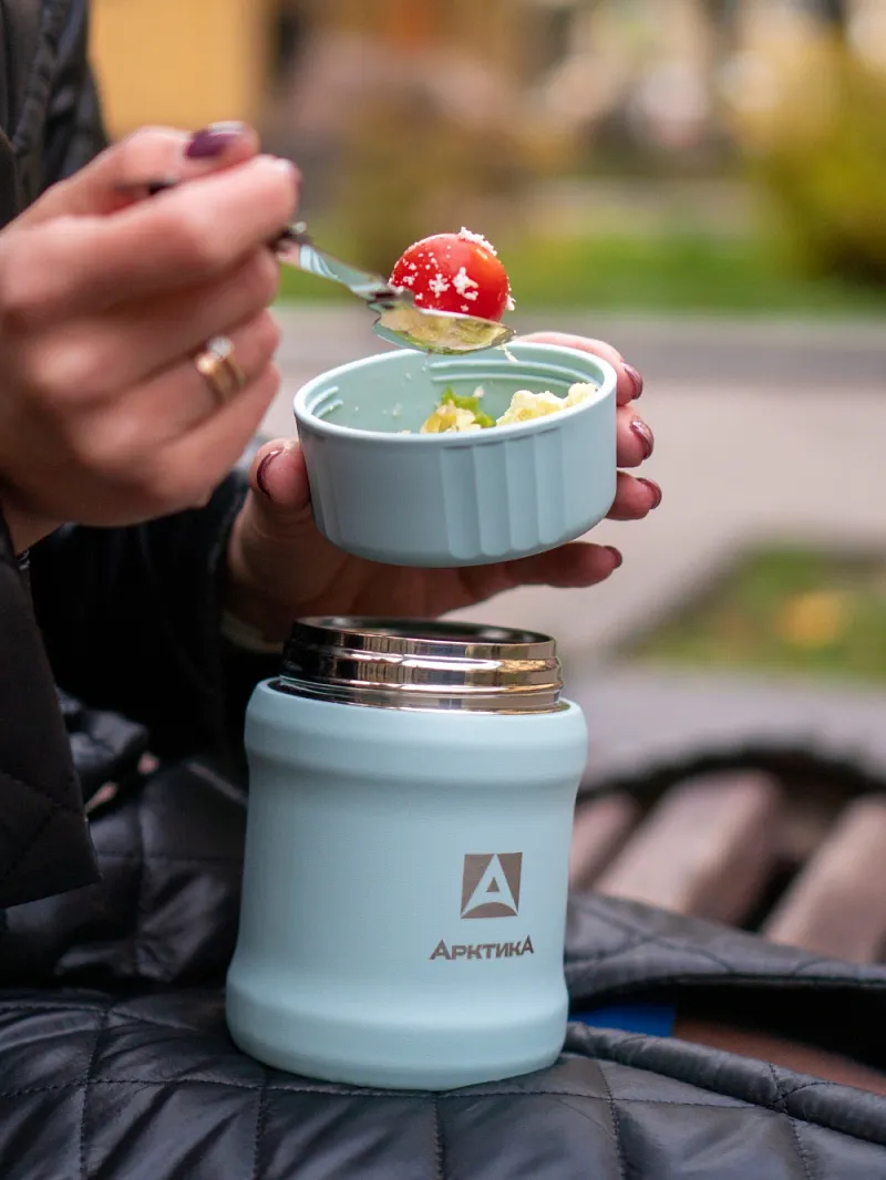 Термос АRСTIСA FOOD для еды вакуумный, бытовой — качественный термос для походов, туризма и активного отдыха