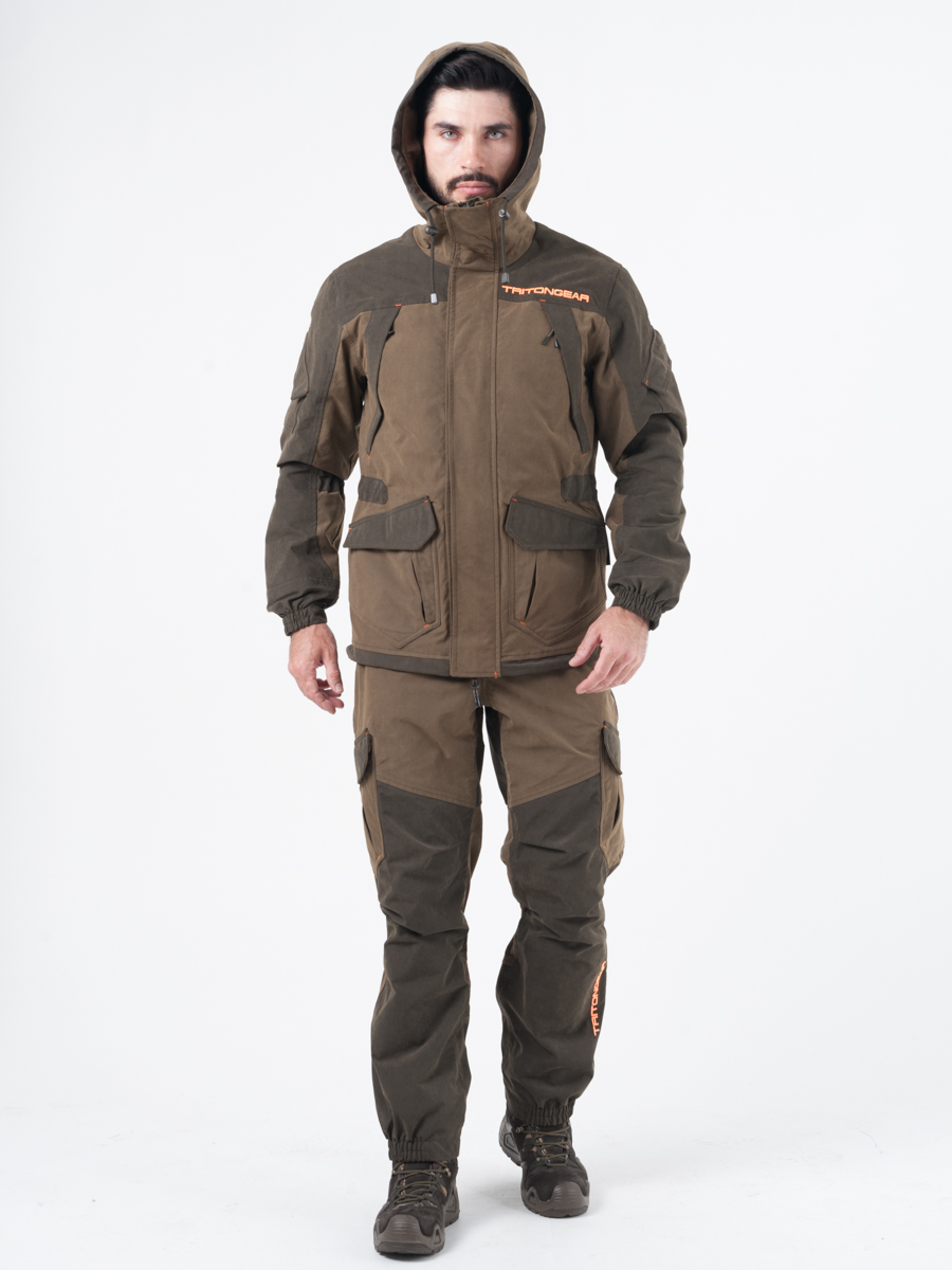 Костюм демисезонный TRINON "GORKA PRO" -5°C (тк.norvegia)(коричневый) — куртки, жилеты, маскировочные костюмы, одежда для рыбалки и охоты | KORGAN Казахстан