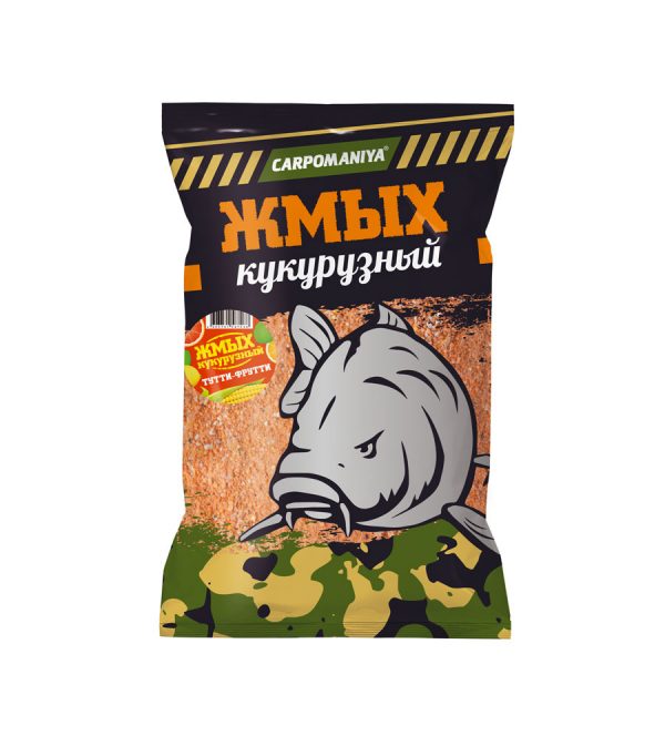 Жмых кукурузный КАРПОМАНИЯ (тутти фрутти)(сыпуха)(1кГ) — приманка, снасти и аксессуары для рыбалки | Алматы, Казахстан