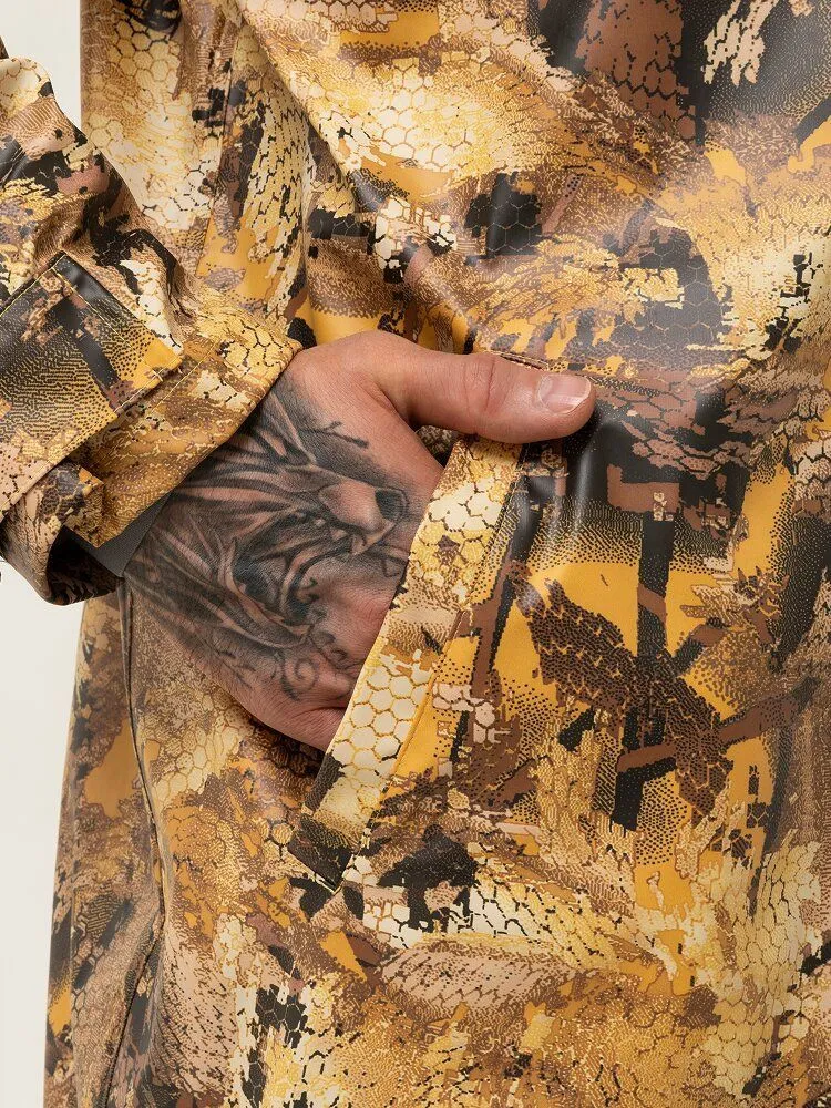 Плащ тент Remington New PU waterproof Yellow Waterfowl Honeycombs — куртки, жилеты, маскировочные костюмы, одежда для рыбалки и охоты | KORGAN Казахстан