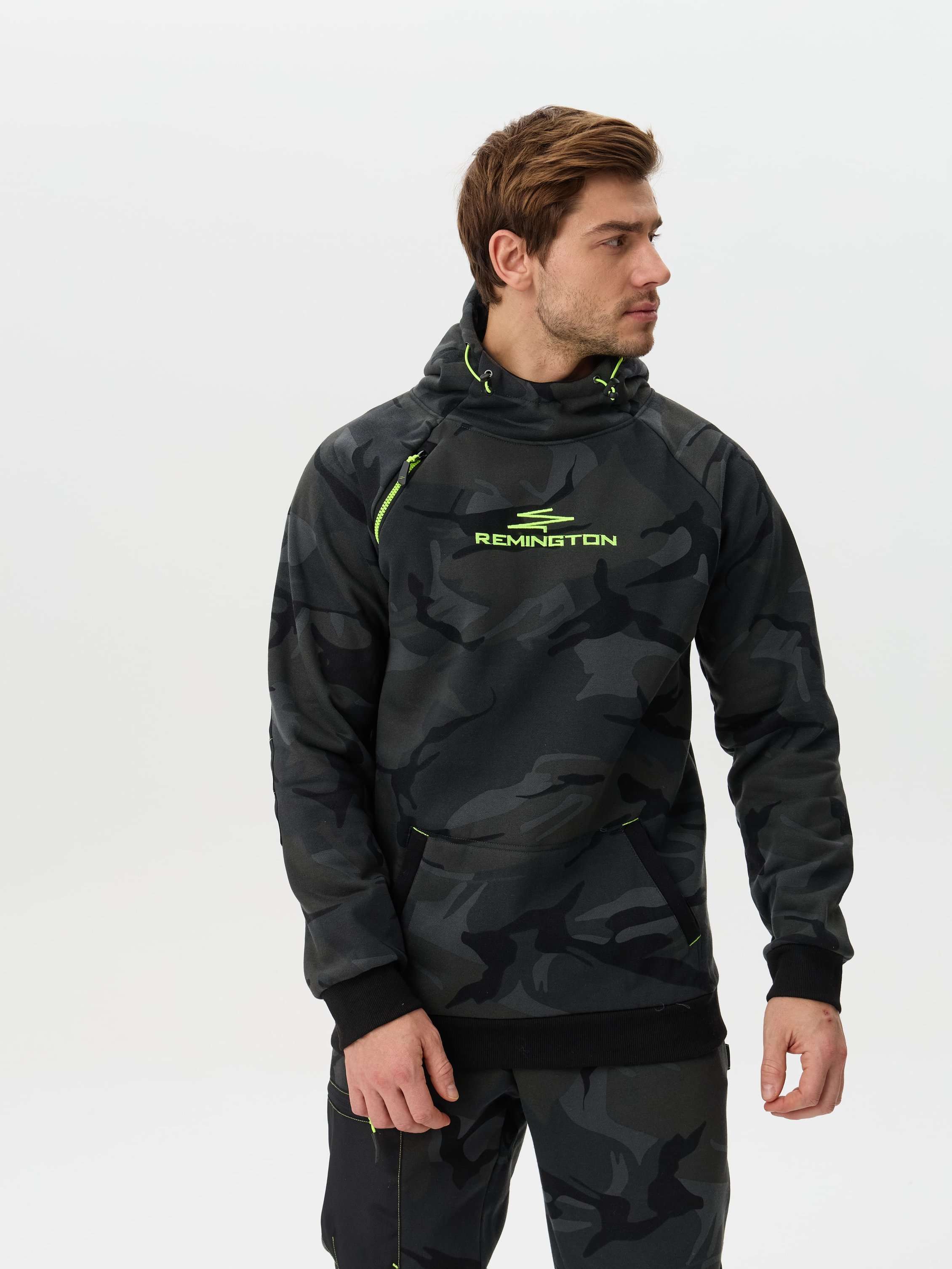 Джемпер мужской Remington Hoodie Ripley Camo — одежда для охоты, рыбалки, туризма и города | KORGAN.KZ