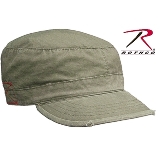 Кепка ROTHCO Мод. MILITARY VINTAGE FATIGUE Rip-Stop (O.D.) — головной убор для рыбалки, охоты и туризма | KORGAN.KZ