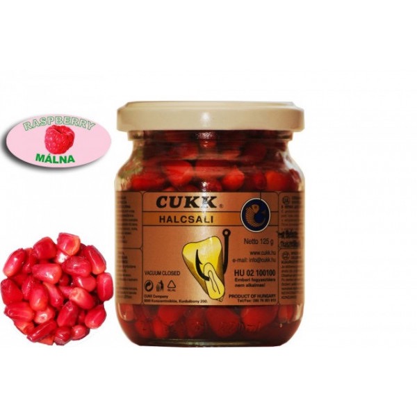 Кукуруза CUKK DELIKATES EXTRA (аромат малиновый-розовая)(220мл.-125г.) — приманка, снасти и аксессуары для рыбалки | Алматы, Казахстан