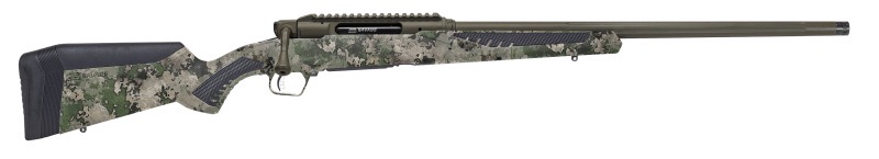 Нарезной карабин SAVAGE Мод. IMPULSE BIG GAME SYNTHETIC CAMO WOODLAND HAZEL GREEN CERAKOTE FLUTED 6,5 Creedmoor — детальное фото