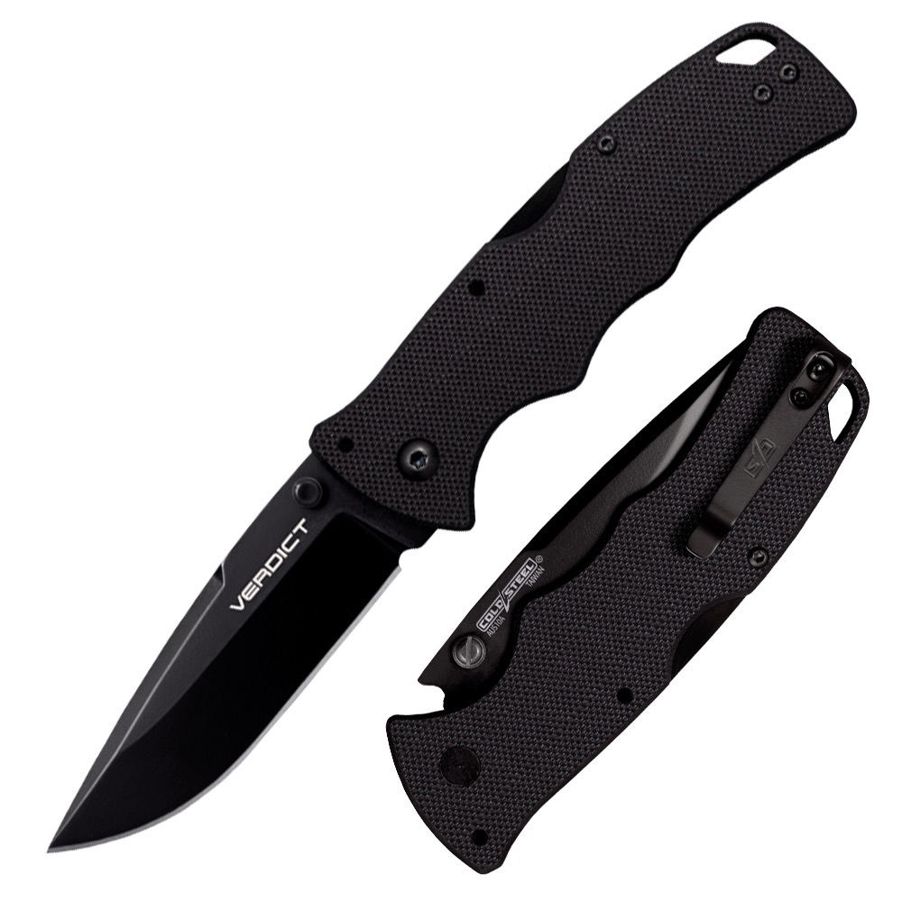 Купить Складной нож COLD STEEL Мод. VERDICT SPEAR BLACK в Алматы — магазин Korgan Center | Казахстан | Доставка во все регионы