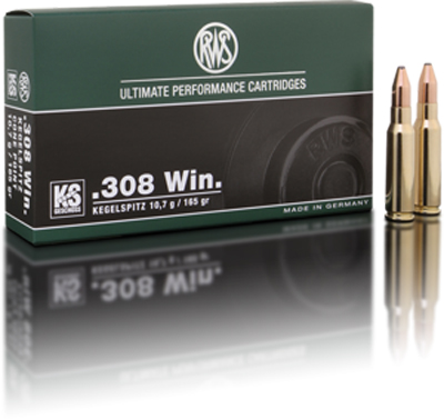 Купить Патрон для нарезного оружия RWS (.308 Win.) KS (165grs)(10,7г) в Алматы | Казахстан | Корган Центр