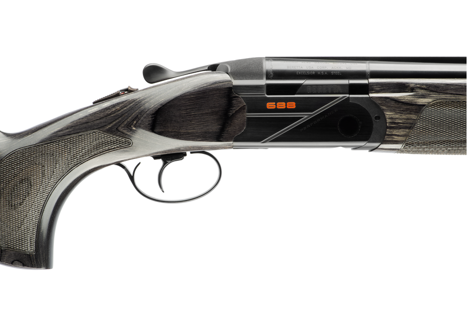 Гладкоствольное ружье BERETTA Мод. 688 TRAP BLACK  (двуствольное) калибра 12/70 — детальное фото