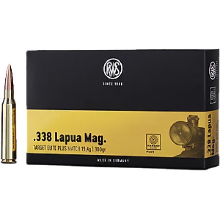 Купить Патрон для нарезного оружия RWS (.338 Lapua Mag.) Target Elite Plus (300grs)(19,4г) в Алматы | Казахстан | Корган Центр